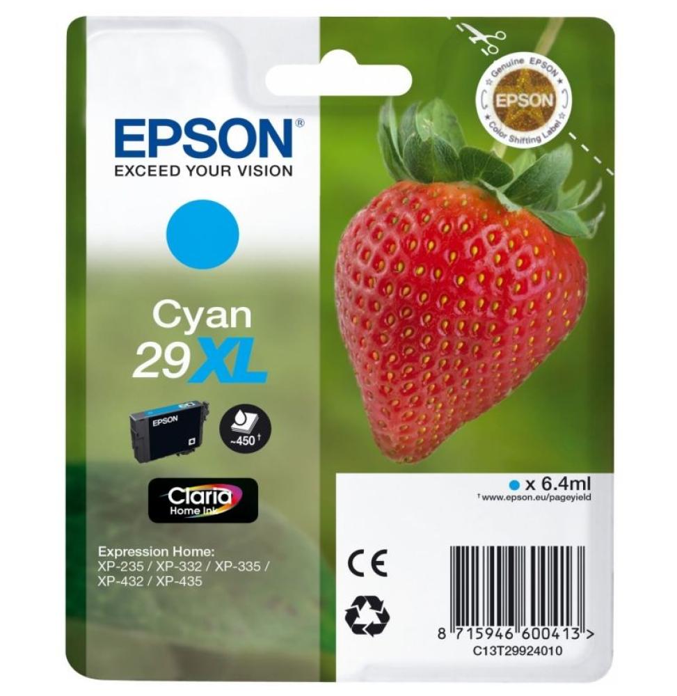 Cartucho de Tinta Original Epson nº29 XL Alta Capacidad/ Cian