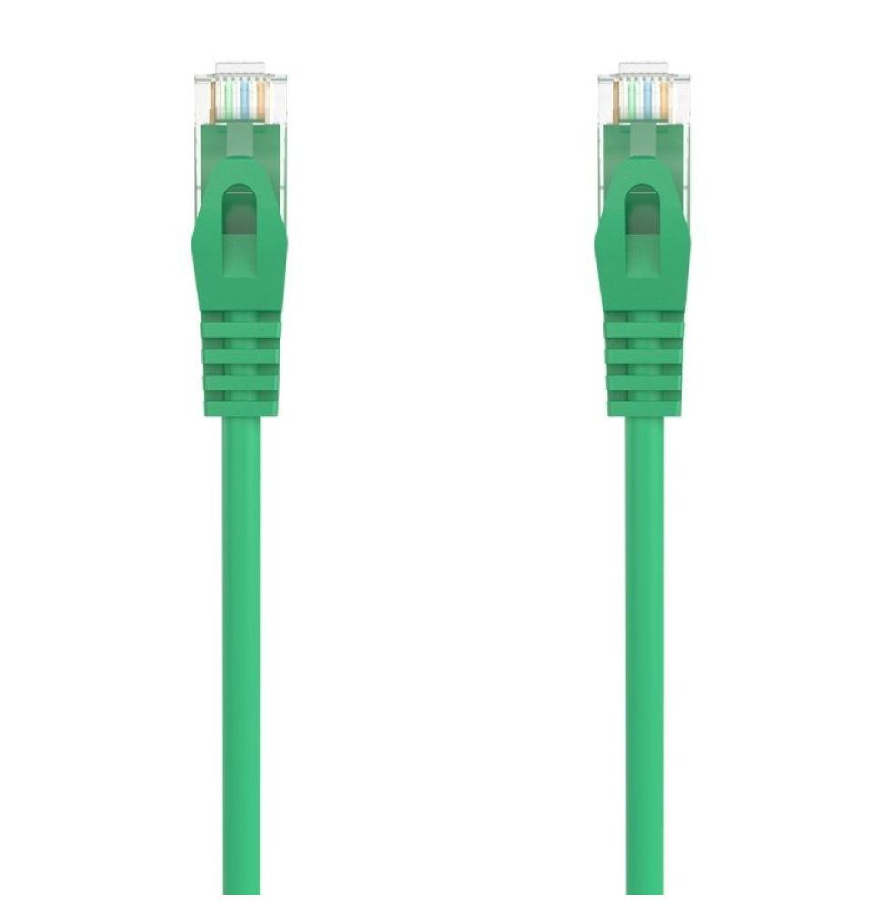 Cable de Red RJ45 AWG24 UTP Aisens A145-0580 Cat.6A/ LSZH/ 1m/ Verde