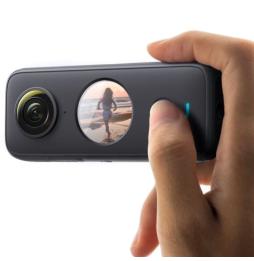 Cámara Digital Deportiva Insta360 One X2/ 5.7K/ Ángulo de visión 360º/ Negra