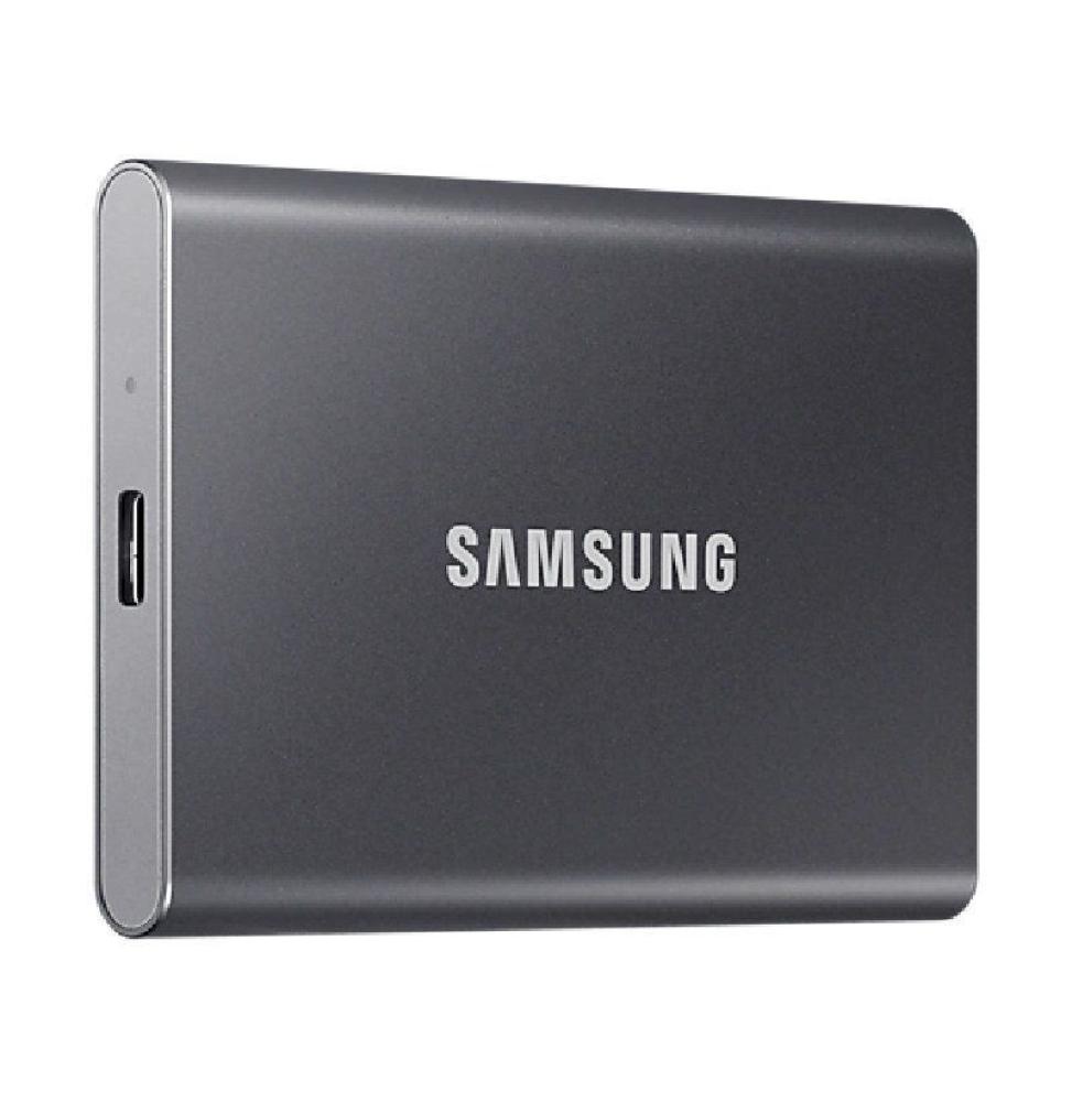 Disco Externo SSD Samsung Portable T7 1TB/ USB 3.2/ Gris