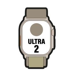 Apple Watch Ultra 2/ GPS/ Cellular/ 49mm/ Caja de Titanio/ Correa Loop Alpine Verde Oliva S Pequeña