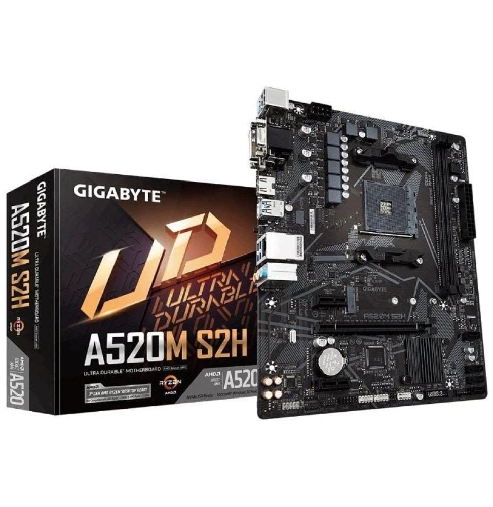 Placa Base Gigabyte A520M S2H Socket AM4/ Micro ATX