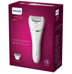 Depiladora Philips Epilator Series 8000 BRE710/ con Batería/ 6 Accesorios