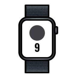 Apple Watch Series 9/ GPS/ 41mm/ Caja de Aluminio Medianoche/ Correa Deportiva Loop Medianoche