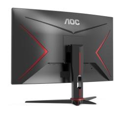 Monitor Gaming Curvo AOC C27G2ZE/BK 27'/ Full HD/ 1ms/ 240Hz/ VA/ Negro y Rojo