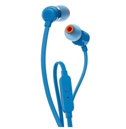 Auriculares Intrauditivos JBL Tune 110/ con Micrófono/ Jack 3.5/ Azules