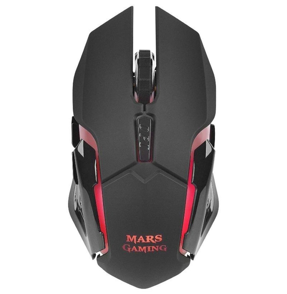 Ratón Gaming Inalámbrico Mars Gaming MMW/ Hasta 3200 DPI