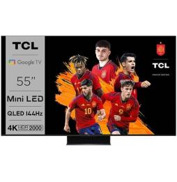 Televisor TCL QLED-Mini LED 55C845 55'/ Ultra HD 4K/ Smart TV/ WiFi