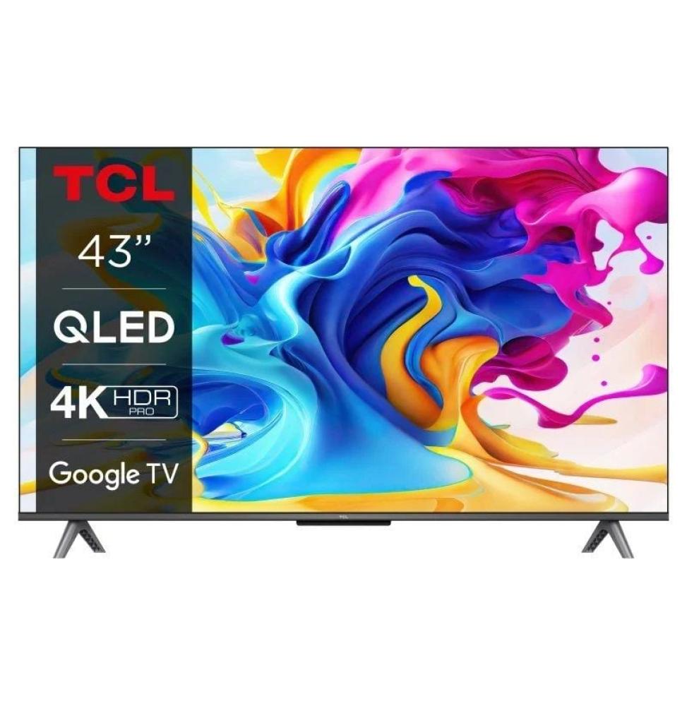 Televisor TCL QLED 43C649 43'/ Ultra HD 4K/ Smart TV/ WiFi