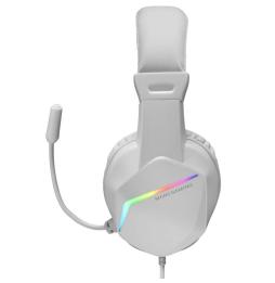 Auriculares Gaming con Micrófono Mars Gaming MH122/ Jack 3.5/ Blancos