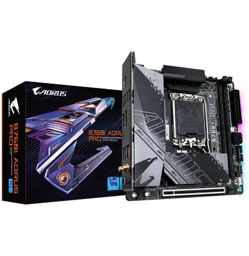 Placa Base Gigabyte B760I AORUS PRO Socket 1700/ Mini-ITX