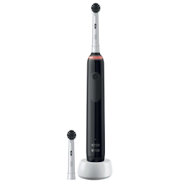 Cepillo Dental Braun Oral-B Pro 3/ Incluye 2 Cabezales/ Negro