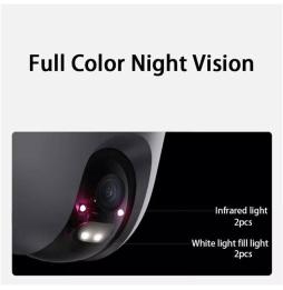 Cámara de Videovigilancia Xiaomi Outdoor Camera CW400/ 113º/ Visión Nocturna/ Control desde APP