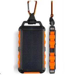 Powerbank Solar 10000mAh Xtorm XR104/ 20W/ Naranja y Negro