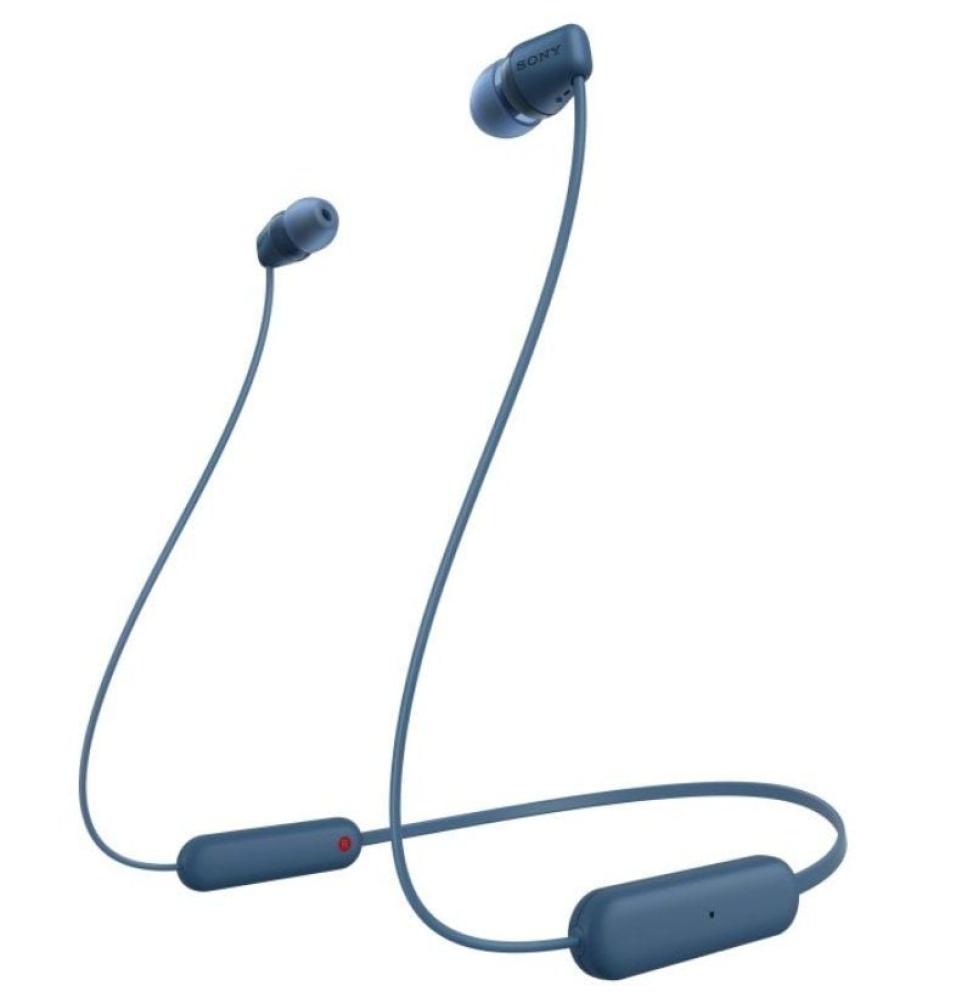 Auriculares Inalámbrico Intrauditivos Sony WI-C100/ con Micrófono/ Bluetooth/ Azules