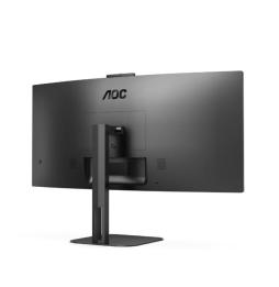 Monitor Profesional Curvo Ultrapanorámico AOC CU34V5CW/BK 34'/ UWQHD/ Multimedia/ Negro