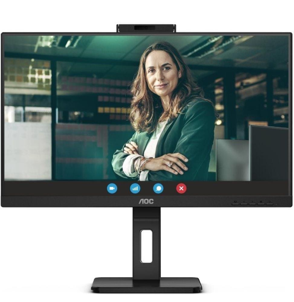 Monitor Profesional AOC Q27P3CW 27'/ QHD/ Webcam/ Multimedia/ Negro