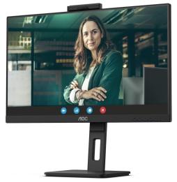 Monitor Profesional AOC Q27P3CW 27'/ QHD/ Webcam/ Multimedia/ Negro