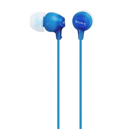 Auriculares Intrauditivos Sony MDR-EX15APLI/ con Micrófono/ Jack 3.5/ Azules