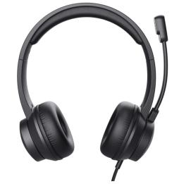 Auriculares Trust HS-201 USB/ con Micrófono/ USB/ Negros