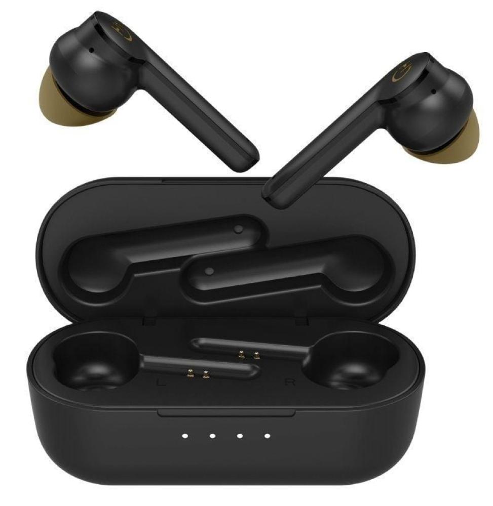 Auriculares Bluetooth Hiditec Vesta 90's Limited Edition con estuche de carga/ Autonomía 8h/ Negros