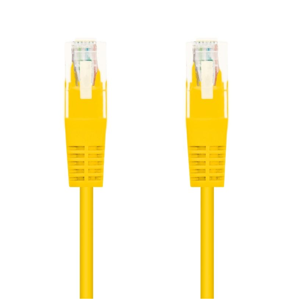 Cable de Red RJ45 UTP Nanocable 10.20.0402-Y Cat.6/ 2m/ Amarillo