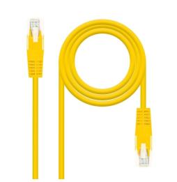 Cable de Red RJ45 UTP Nanocable 10.20.0400-Y Cat.6/ 50cm/ Amarillo