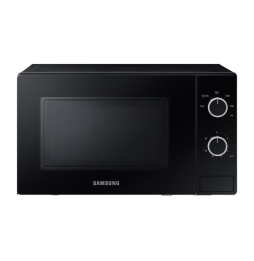 Microondas Samsung MS20A3010AL/ 700W/ Capacidad 20L/ Negro