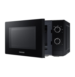 Microondas Samsung MS20A3010AL/ 700W/ Capacidad 20L/ Negro