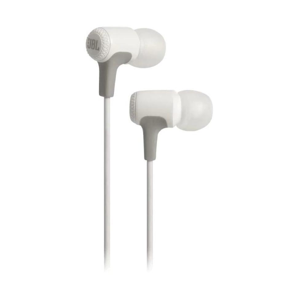 Auriculares Intrauditivos JBL E15/ con Micrófono/ Jack 3.5/ Blancos