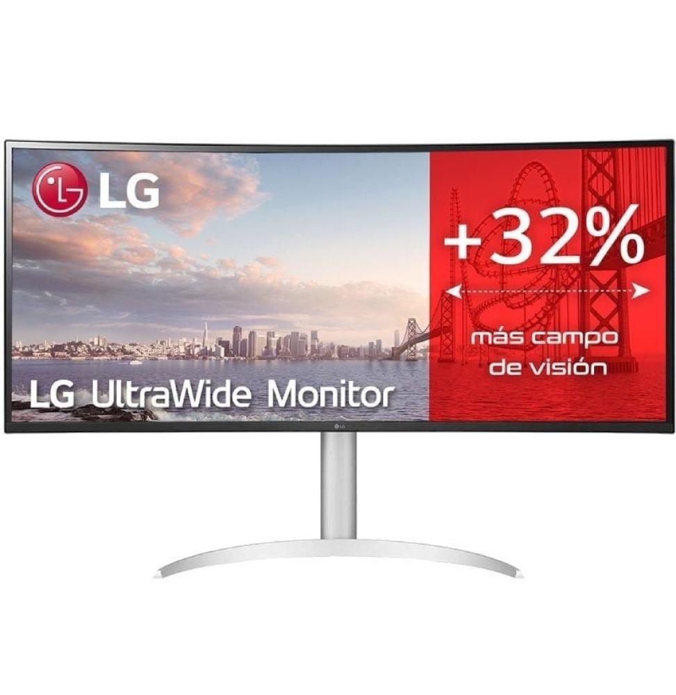 Monitor Profesional Ultrapanorámico Curvo LG UltraWide 38WQ75C-W 38'/ QHD+/ Negro y Blanco