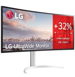 Monitor Profesional Ultrapanorámico Curvo LG UltraWide 38WQ75C-W 38'/ QHD+/ Negro y Blanco