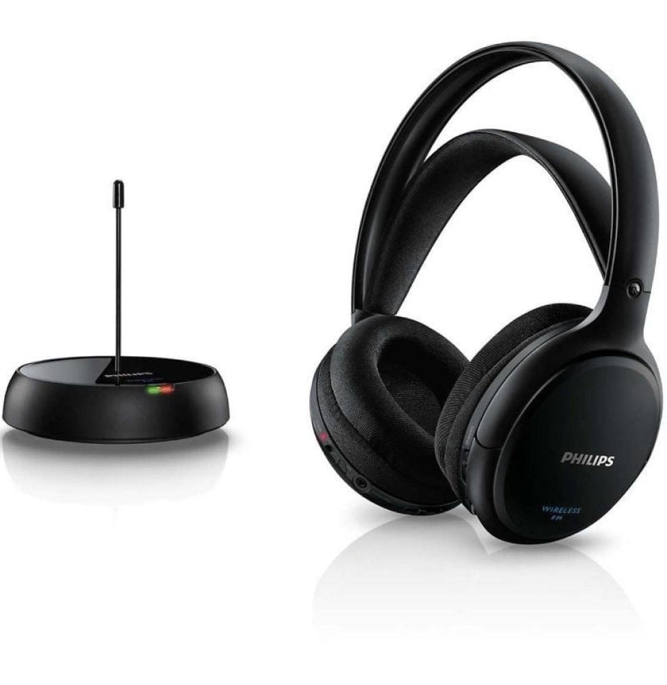 Auriculares Inalámbricos Philips SHC5200/ Radiofrecuencia/ Negros