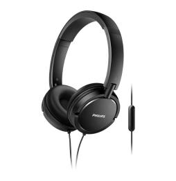 Auriculares Philips SHL5005/ con Micrófono/ Jack 3.5/ Negros