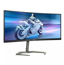 Monitor Gaming Curvo Philips Evnia 5000 34M1C5500VA 34'/ WQHD/ 1ms/ 165Hz/ VA/ Multimedia/ Negro