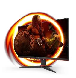 Monitor Gaming AOC 24G2SPAE/BK 23.8'/ Full HD/ 1ms/ 165Hz/ IPS/ Multimedia/ Negro