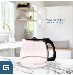 Cafetera de Goteo Grunkel CAF-B Aroma/ 12 Tazas/ Blanca