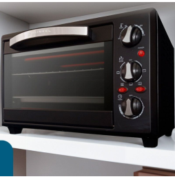 Horno de Sobremesa Grunkel HR-28N RM/ 1600W/ Capacidad 28L