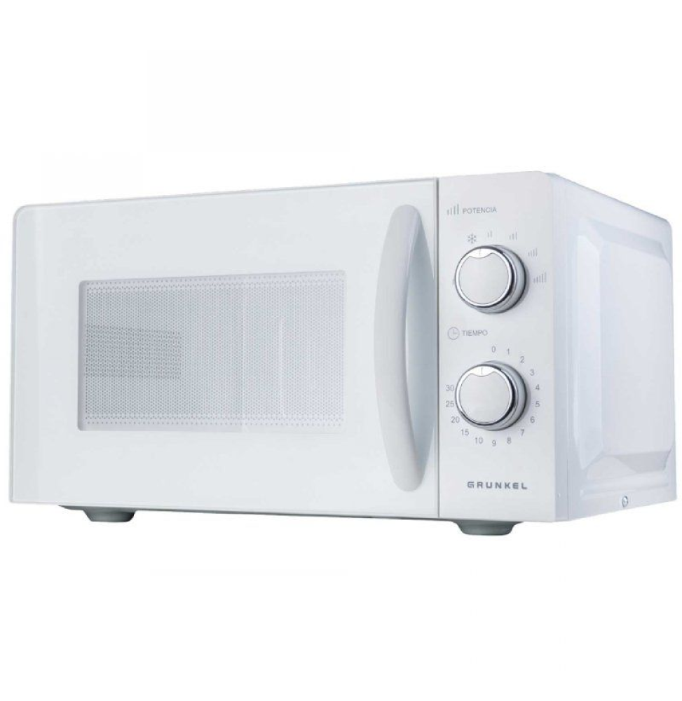 Microondas Grunkel MWG-20MI 700W/ Capacidad 20L/ Función Grill/ Blanco