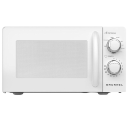 Microondas Grunkel MWG-20MI 700W/ Capacidad 20L/ Función Grill/ Blanco