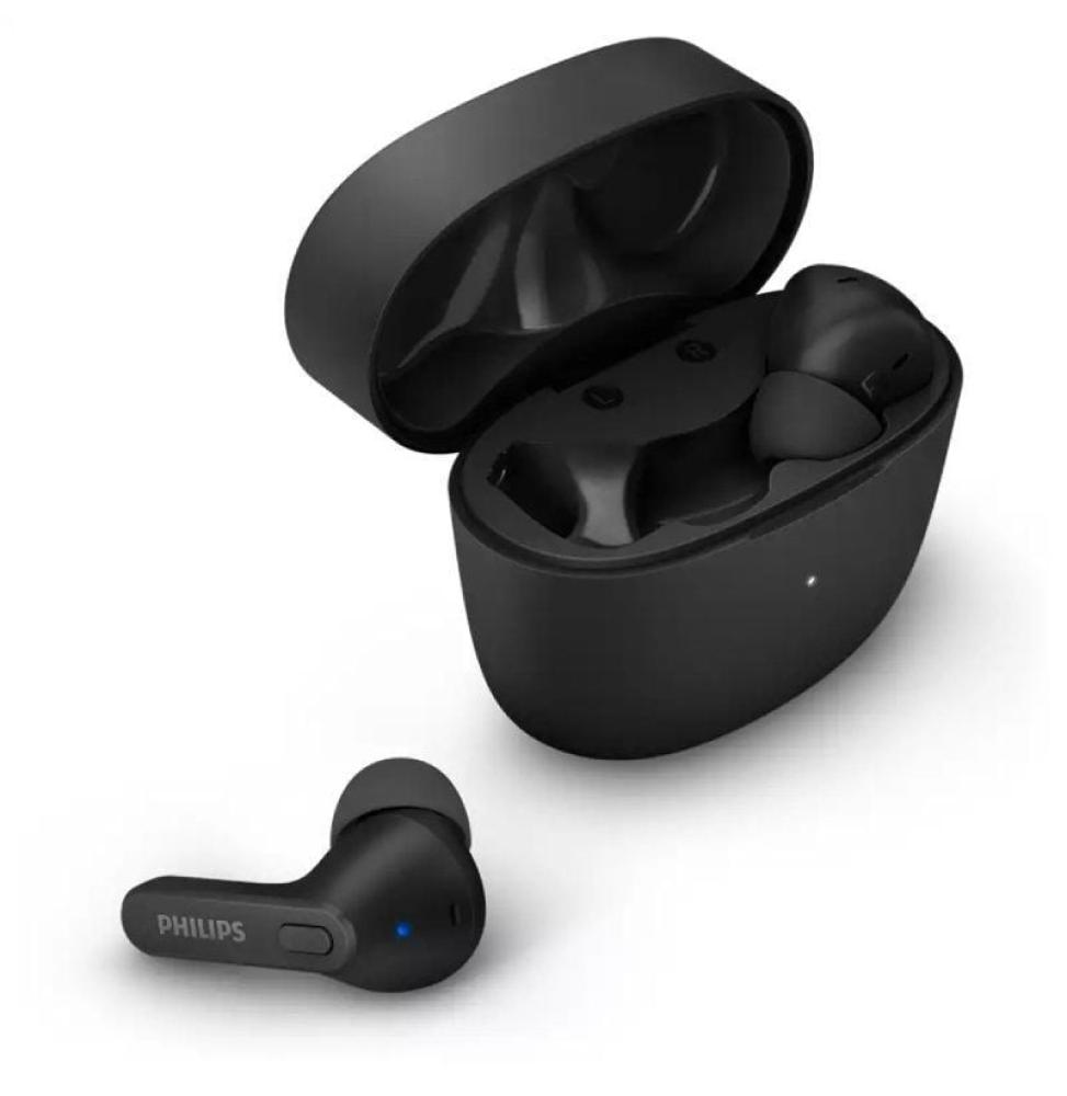 Auriculares Bluetooth Philips TAT2206 con estuche de carga/ Autonomía 6h/ Negros