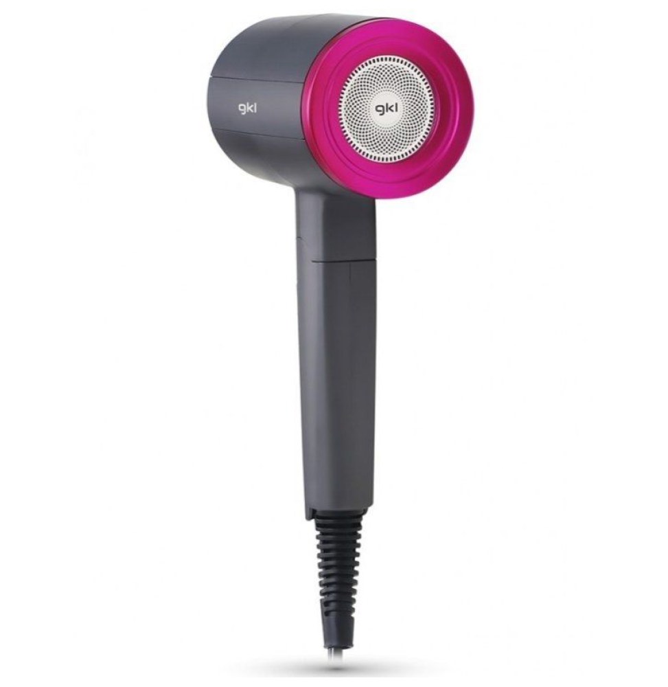 Secador GKL TOPAZ S2100/ 2200W/ Iónico/ Rosa y Gris