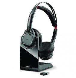 Auricular Inalámbrico Plantronics Voyager Focus UC Microsoft B825-M/ con Micrófono/ Bluetooth/ USB/ Incluye Soporte/ Negro