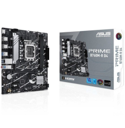 Placa Base Asus PRIME B760M-R D4 Socket 1700/ Micro ATX