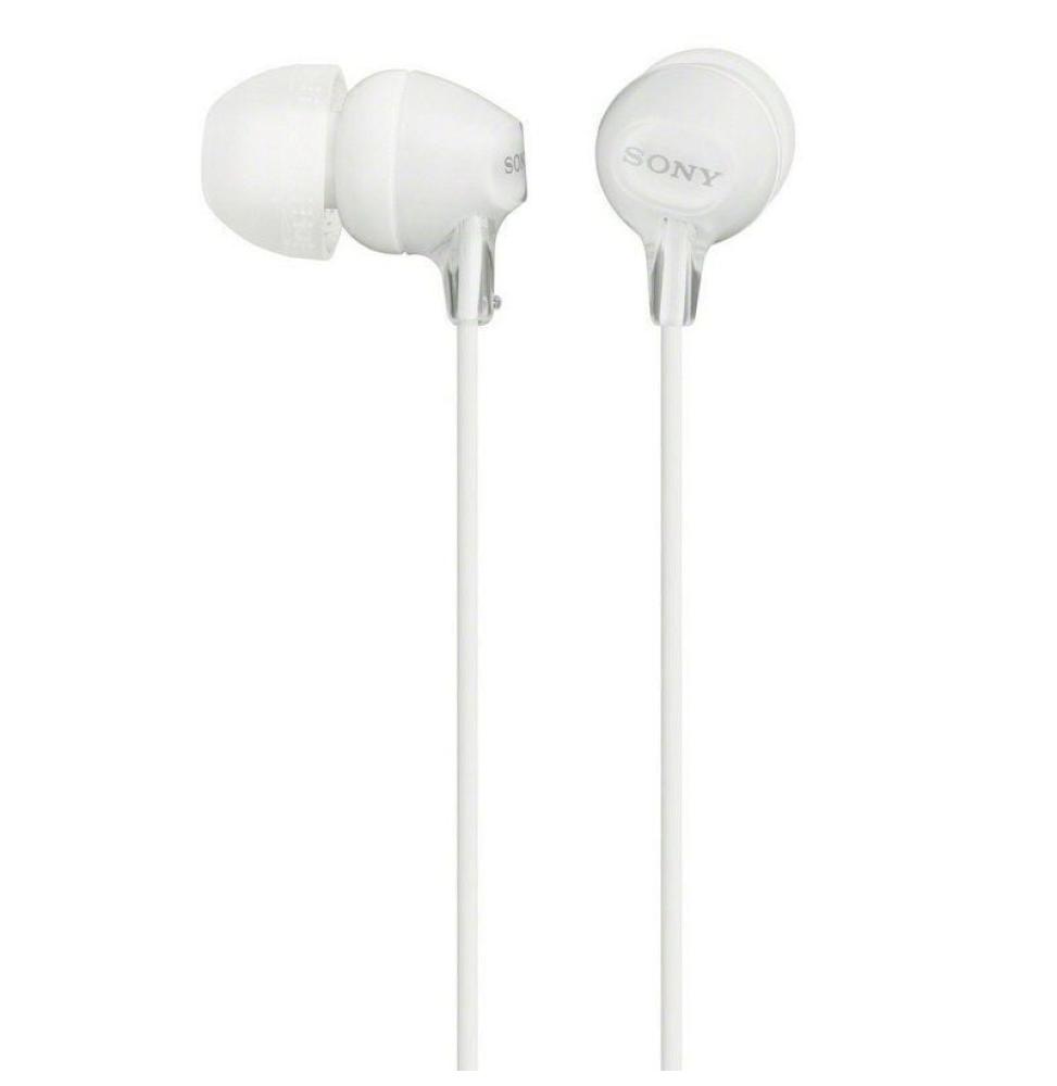 Auriculares Intrauditivos Sony MDREX15LPW/ Jack 3.5/ Blancos