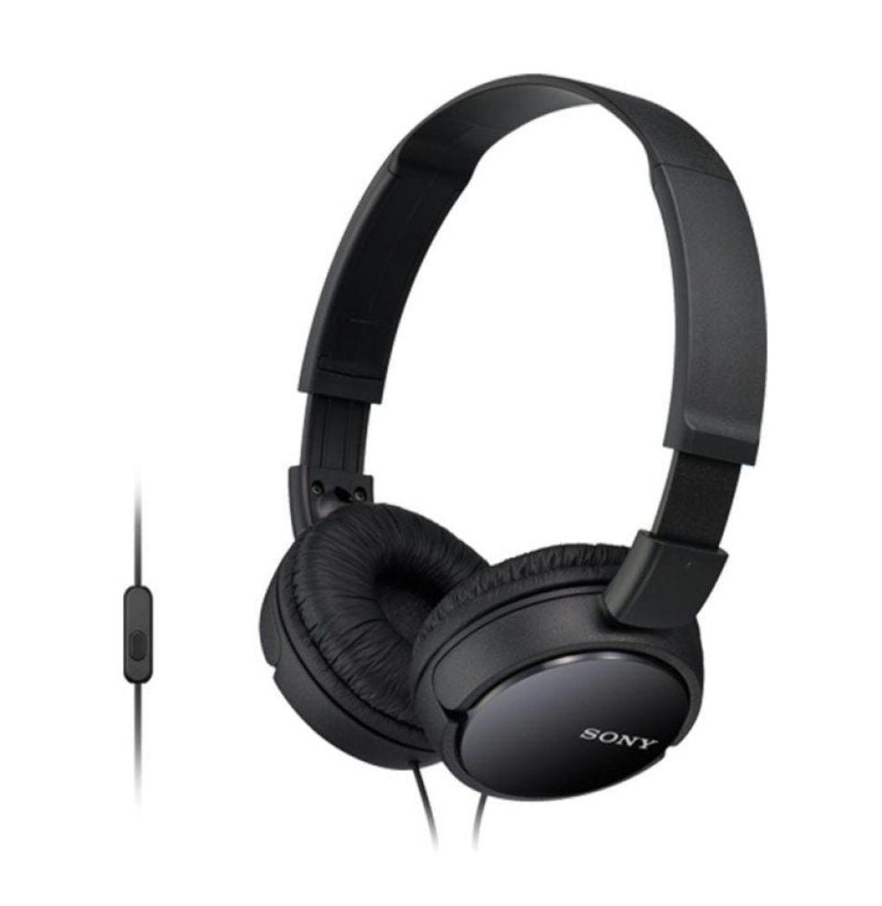 Auriculares Sony MDRZX110APB/ con Micrófono/ Jack 3.5/ Negros