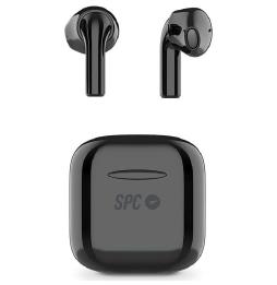 Auriculares Bluetooth SPC Zion Pro con estuche de carga/ Autonomía 3.5h/ Negros