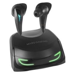 Auriculares Bluetooth Mars Gaming MHI-Ultra con estuche de carga/ Autonomía 7-8h/ Negros