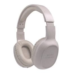 Auriculares Inalámbricos Mars Gaming MHW-ECO/ con Micrófono/ Bluetooth/ Jack 3.5/ Gris