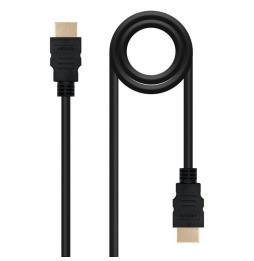 Cable HDMI 1.4 Nanocable 10.15.1701/ HDMI Macho - HDMI Macho/ 1.5m/ Negro